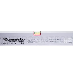 Правило алюминиевое с уровнемMATRIX 89641, L-3,0 м, 2 ручки