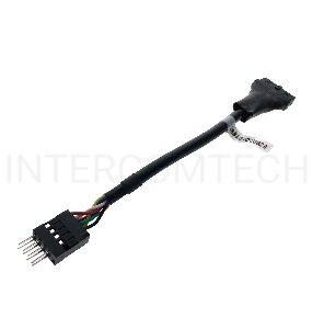 Переходник USB 3.0 Espada (внутр.) - USB 2.0 (внутр.) (10pinMto20pinF) (41275)