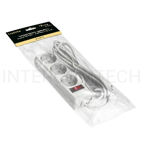 Сетевой фильтр ExeGate EX221178RUS SP-3-1.8W (3 розетки, 1.8м, евровилка, белый)