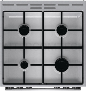 Плита Комбинированная Gorenje GKS6C70XJ нержавеющая сталь (без крышки) реш.сталь