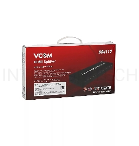 Разветвитель VCOM DD4112 Разветвитель HDMI Spliitter 1=>12 3D Full-HD 1.4v, каскадируемый 