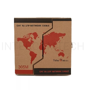Кабель Telecom Кабель Ultra FTP кат. 5е 4 пары (305м) (0.48mm) CCA серый TFS44050E