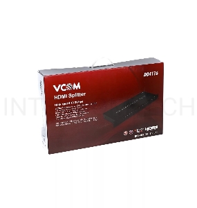 Разветвитель VCOM HDMI Spliitter 1 to 16 3D Full-HD 1.4v, каскадируемый