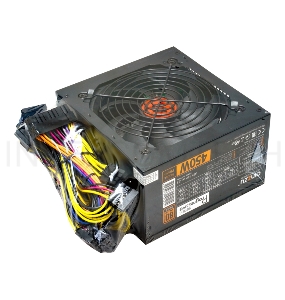 Блок  питания Ginzzu PB450 12CM 80+ black,APFC,20+4p,1 PCI-E(6+2), 4*SATA, 2*IDE, OEM