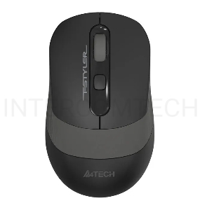 Мышь A4Tech Fstyler FG10 черный/серый оптическая (2000dpi) беспроводная USB (3but)