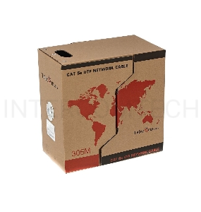 Кабель Telecom Кабель Ultra Base UTP кат.5e 4 пары (305м) (0.48mm) CCA серый TUS44048E