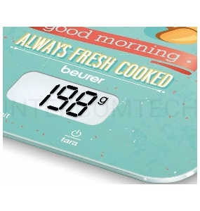 Весы кухонные электронные Beurer KS19 Breakfast макс.вес:5кг рисунок