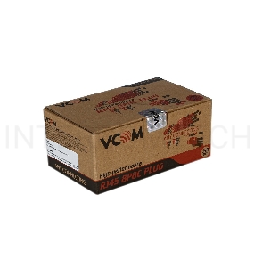 Коннектор RJ-45 для FTP кабеля 5 кат. экранированный VCOM, 100шт,