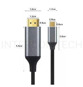 Кабель USB3.1 CM-HDMI 1.8M CU423MC-1.8M VCOM