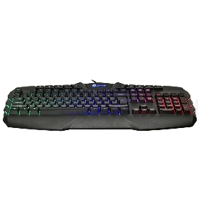 Клавиатура Oklick 777G PSYCHO черный USB Multimedia Gamer LED (подставка для запястий)