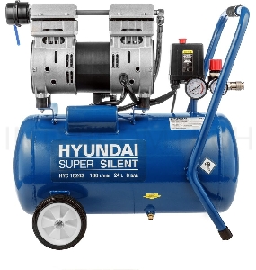 Компрессор поршневой Hyundai HYC 1824S безмасляный 180л/мин 24л 1000Вт