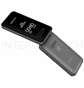 Мобильный телефон Philips E2602 Xenium темно-серый раскладной 2Sim 2.8