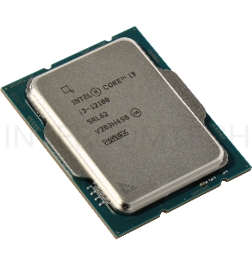 Процессор Intel Core i3-12100 (LGA1700,Alder Lake, 4C/8T, 3.3/4.3GHz, 12MB, 60/89W, UHD Graphics 730) OEM