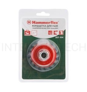 Кордщетка Hammer Flex 207-104 65мм M14  чашеобразная витая жесткая для УШМ