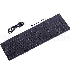 Клавиатура Oklick 440ML черный USB slim LED