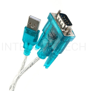 Кабель AM/Com port 9pin 1.2м  Aopen/Qust адаптер USB -> RS232, DE9P (добавляет в систему новый COM порт), ACU804