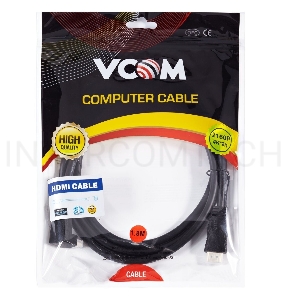 Кабель VCOM CG523-1.8M HDMI<=>HDMI-угловой коннектор 90град 1.8м, 2.0V
