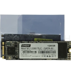 Накопитель SSD  ExeGate EX280467RUS A2000MNext 120 Gb M.2 2280  3D TLC (SATA-III)