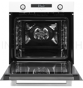 Встраиваемая электрическая духовка Weissgauff EOM 731 PDW, 60 см, 595 х 565 х 595 мм, 72 л, паровая очистка, белый