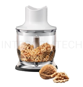 Блендер погружной Braun MQ 3035 WH Sauce 700Вт белый/синий