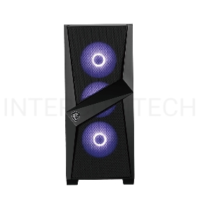 Корпус MSI MAG FORGE 101M  mid-tower, ATX, tempered glass / 4x120mm RGB fans inc. / MAG FORGE 101M