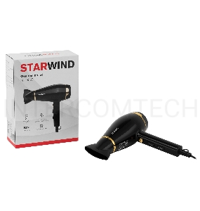 Фен Starwind SHD 6063 2200Вт черный/хром