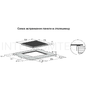 Индукционная варочная поверхность Darina PL EI305 B черный