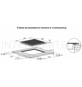 Индукционная варочная поверхность Darina PL EI313 B черный