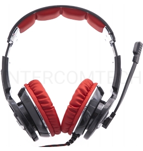 Наушники с микрофоном Oklick HS-L350G черный 2.2м мониторы оголовье