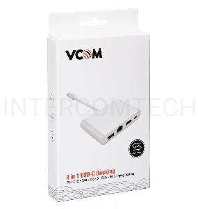 Кабель-адаптер USB3.1 Type-CM-->HDMI+USB3.0+RJ45+PD charging  VCOM <CU455> Кабель-адаптер USB3.1 Type-CM-->HDMI+USB3.0+RJ45+PD charging  VCOM <CU455>