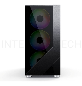 Корпус Formula V-LINE 7713 черный без БП ATX 3x120mm 2xUSB2.0 1xUSB3.0 audio bott PSU