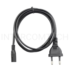 Кабель для аудио-видео техники IEC-320-C7--розетка 220V, 2-pin, 1,8м , медь, VCOM
