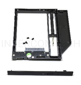 Адаптер оптибей Espada SS90 /optibay, hdd caddy/ SATA/miniSATA /SlimSATA/ 9мм для подключения HDD/SSD 2,5” к ноутбуку вместо DVD.(41087)