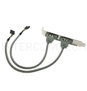 Кабель Espada Планка в корпус USB2.0 -2 порта, (EBRCT-2PrtUSB2)