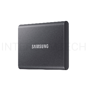 Твердотельный накопитель Samsung SSD 500GB T7 Touch, USB Type-C, R/W 1000/1050MB/s, Titanium