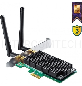 Адаптер TP-LINK ARCHER T4E AC1200 Двухдиапазонный Wi-Fi адаптер PCI Express
