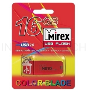 Флеш Диск 16GB Mirex Chromatic, USB 2.0, Зеленый
