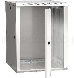 Шкаф ITK LINEA W 12U 600x600 мм дверь стекло, RAL7035