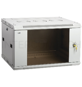 Шкаф ITK LINEA W 15U 600x600 мм дверь стекло, RAL7035