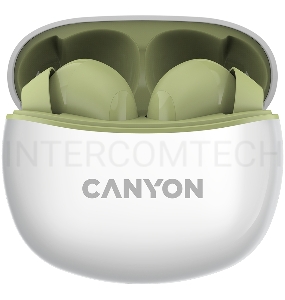 Наушники Canyon TWS-5 Bluetooth  Green