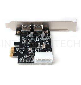 Контроллер USB  Gembird SPCR-01, в PCI, порты: 2 внешн. USB 3.0