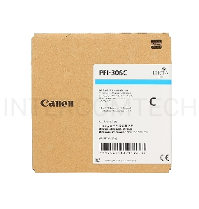 Картридж струйный Canon PFI-306 C голубой для iPF8300S/8400/9400S/9400 (6658B001)