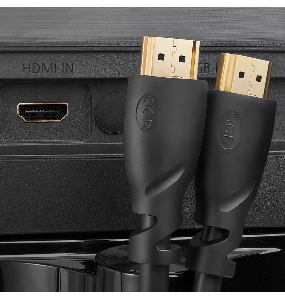 Кабель Greenconnect Premium 1.0m HDMI версия 2.0, HDR Ultra HD 4K60 Hz/ 5K30Hz, 3D, Ethernet 18.0 Гбит/с, OD8.0mm, 28/26 AWG, черный, GCR-50541