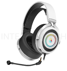 Наушники с микрофоном A4Tech Bloody G535 белый/черный 2м мониторные USB оголовье (G535 (BLACK+WHITE) USB)