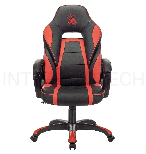 Кресло игровое A4Tech Bloody GC-350 черный/красный эко.кожа крестовина