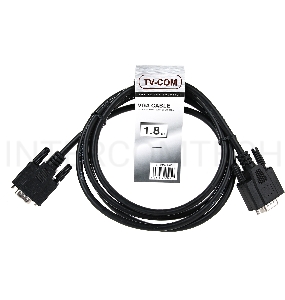 Кабель для монитора VGA (M) -) VGA (M), 1.8m, TV-COM (QCG341AD-1.8M), ферритовые кольца