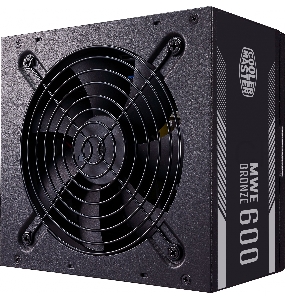 Блок питания Cooler Master MWE Bronze, 600W, ATX, 120mm, 6xSATA, 2xPCI-E(6+2), APFC, 80+ Bronze MPE-6001-ACAAB-EU