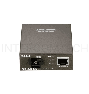 Сетевое оборудование D-Link DMC-F20SC-BXU/A1A WDM медиаконвертер с 1 портом 10/100Base-TX и 1 портом 100Base-FX с разъемом SC (ТХ: 1310 нм; RX: 1550 нм) для одномодового оптического кабеля (до 20 км)