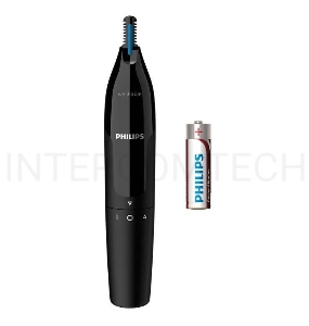 Триммер для носа и ушей Philips, чёрный, пластик, батарейка АА в комплекте