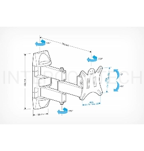 Кронштейн для телевизора Holder LCDS-5039 металлик 10